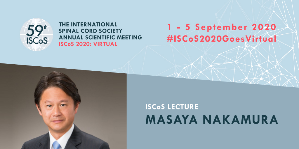 2020 VIRTUAL ISCoS Twitter speakers MASAYA NAKAMURA